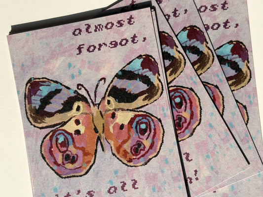 A5 Postcard “Almost Forgot, It’s All For Fun”