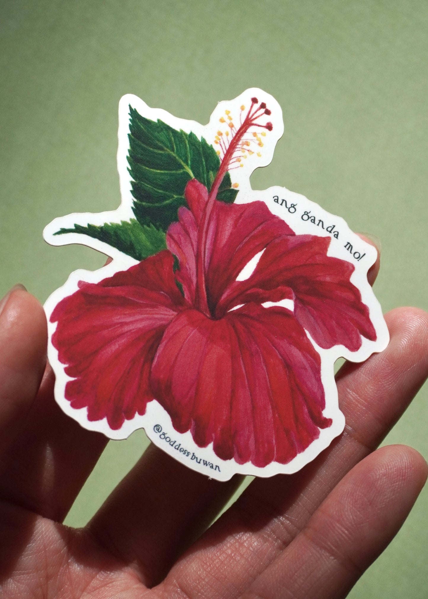 “Ang ganda mo!” Sticker (Gumamela)