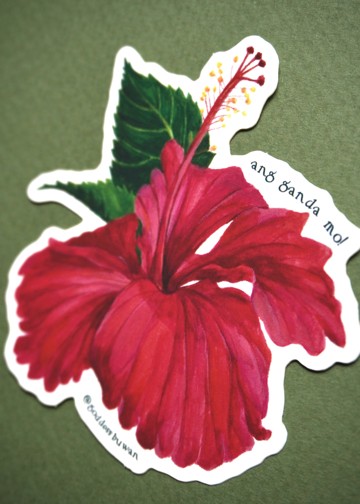 “Ang ganda mo!” Sticker (Gumamela)