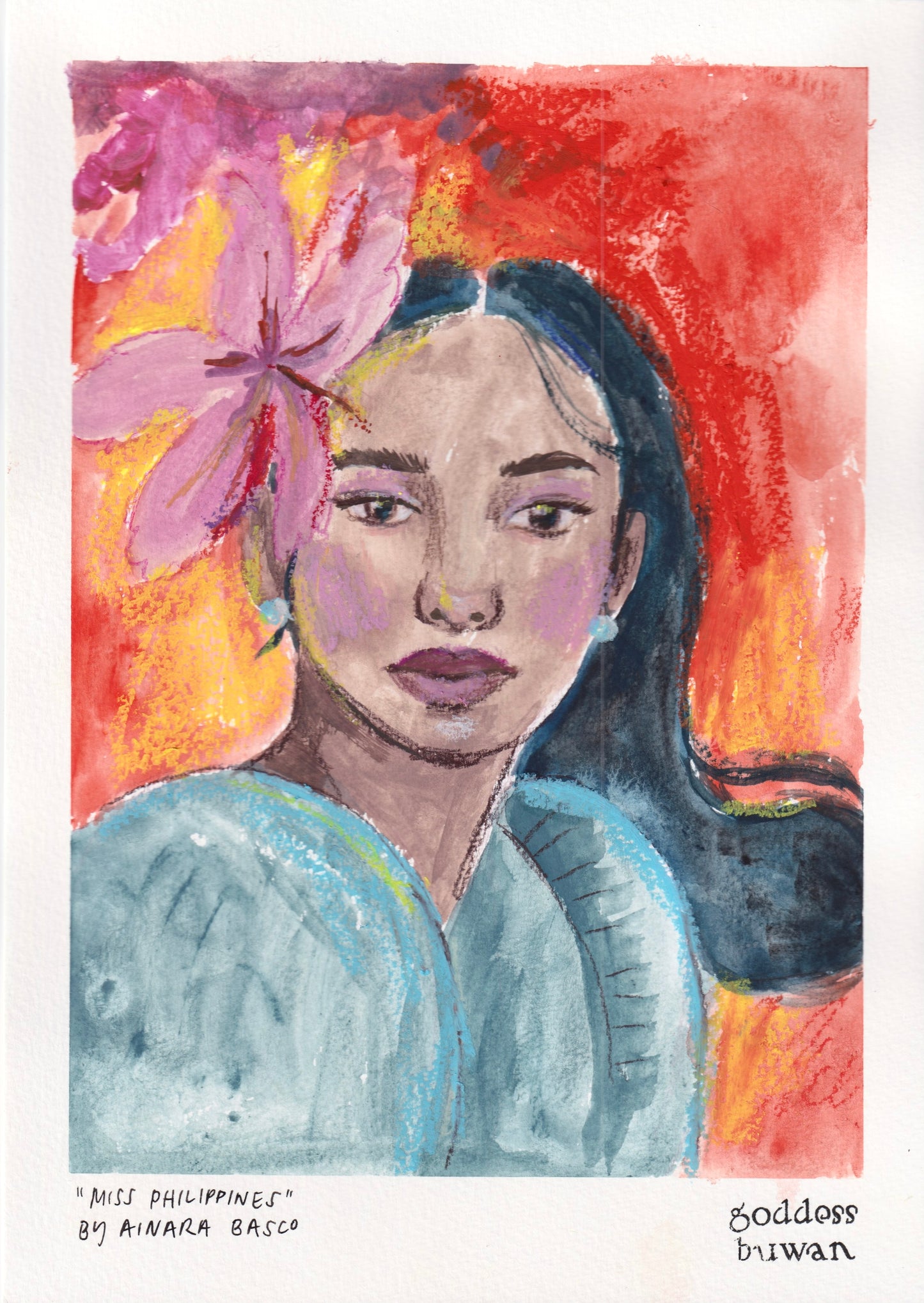“Miss Philippines,” Original Painting