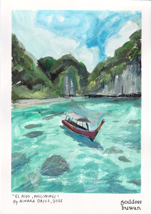 “El Nido, Philippines,” Original Painting