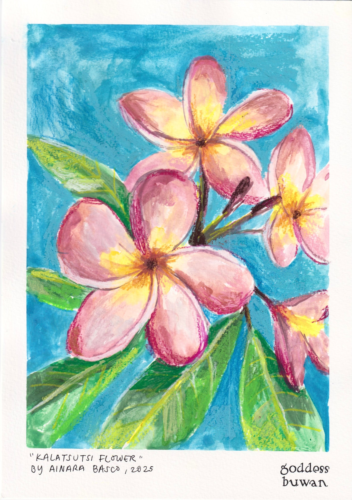 “Kalatsutsi Flower,” Original Painting
