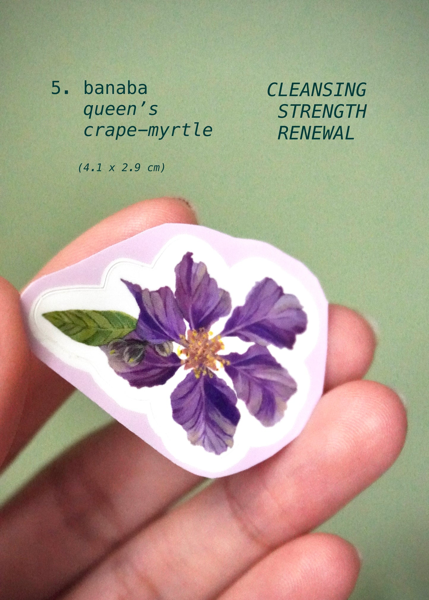 “Mga Bulalak sa Pilipinas,” Mini Stickers