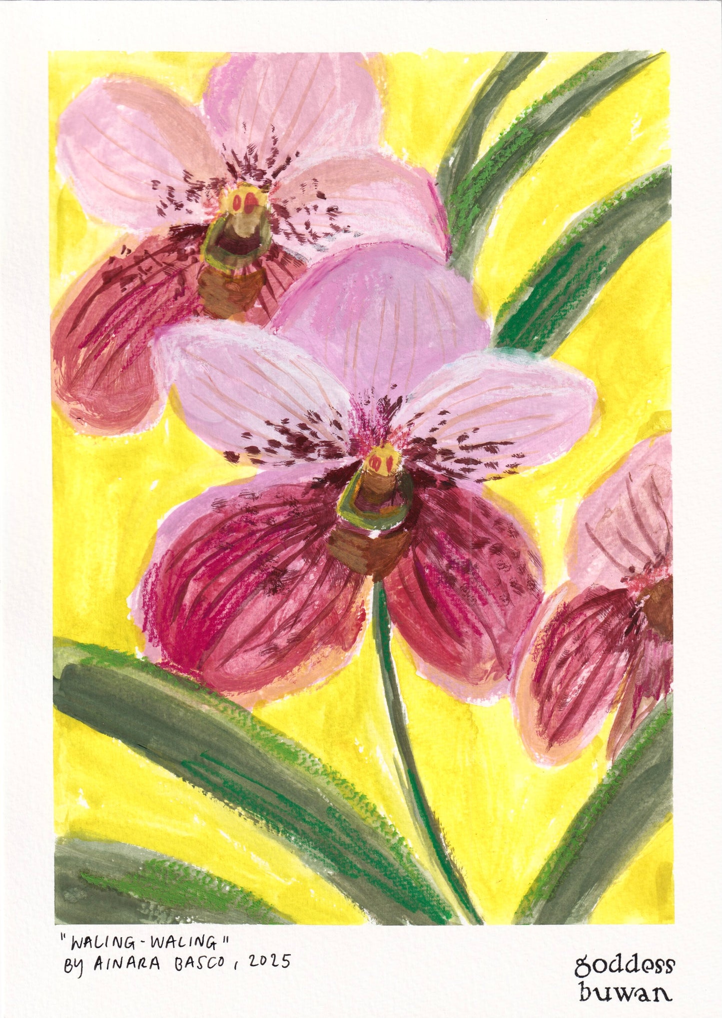 “Waling Waling,” Original Painting