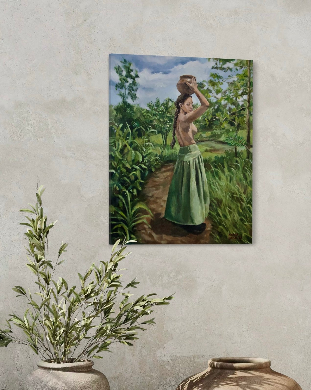 “Babaylan,” Original Oil Painting