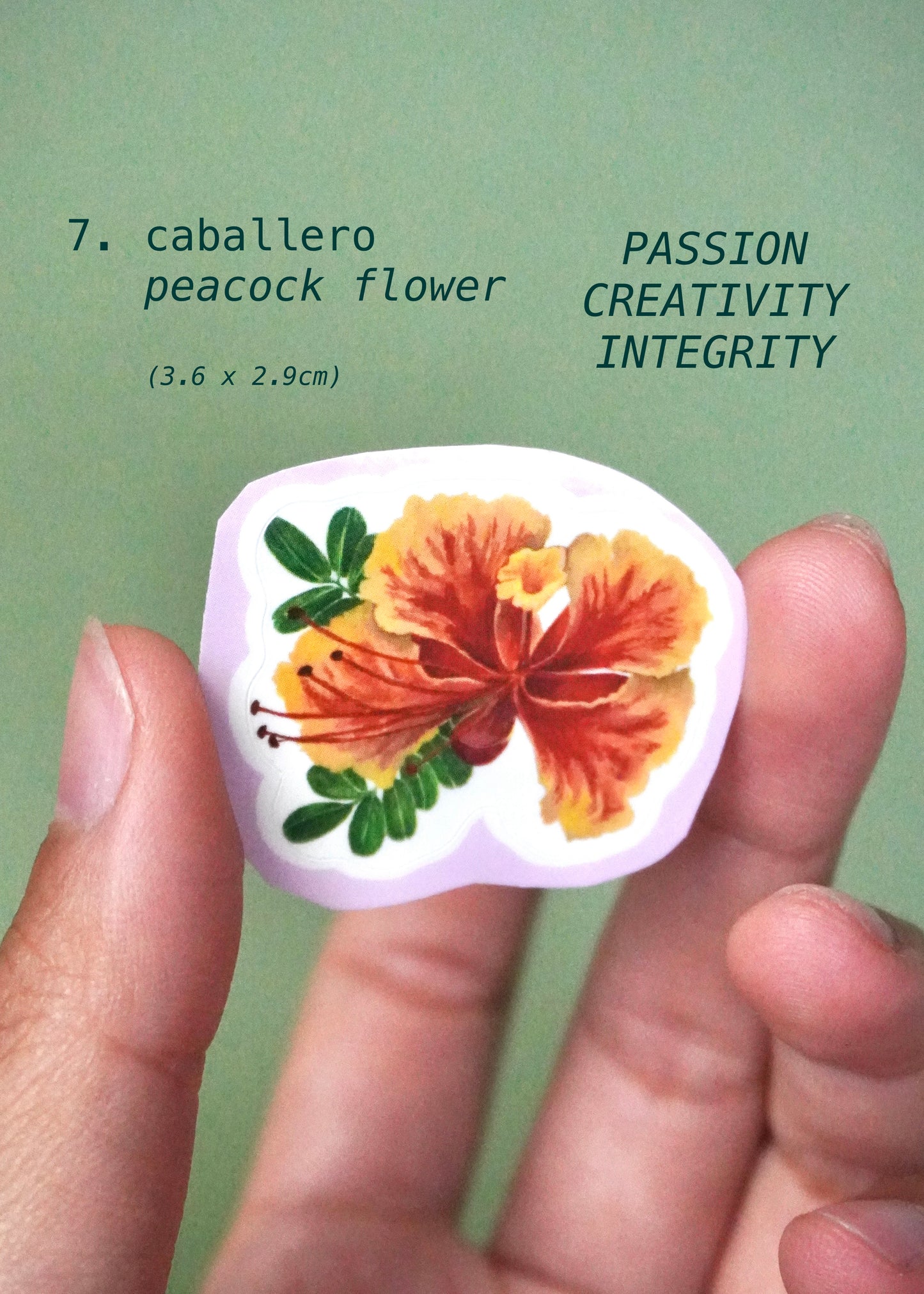 “Mga Bulalak sa Pilipinas,” Mini Stickers