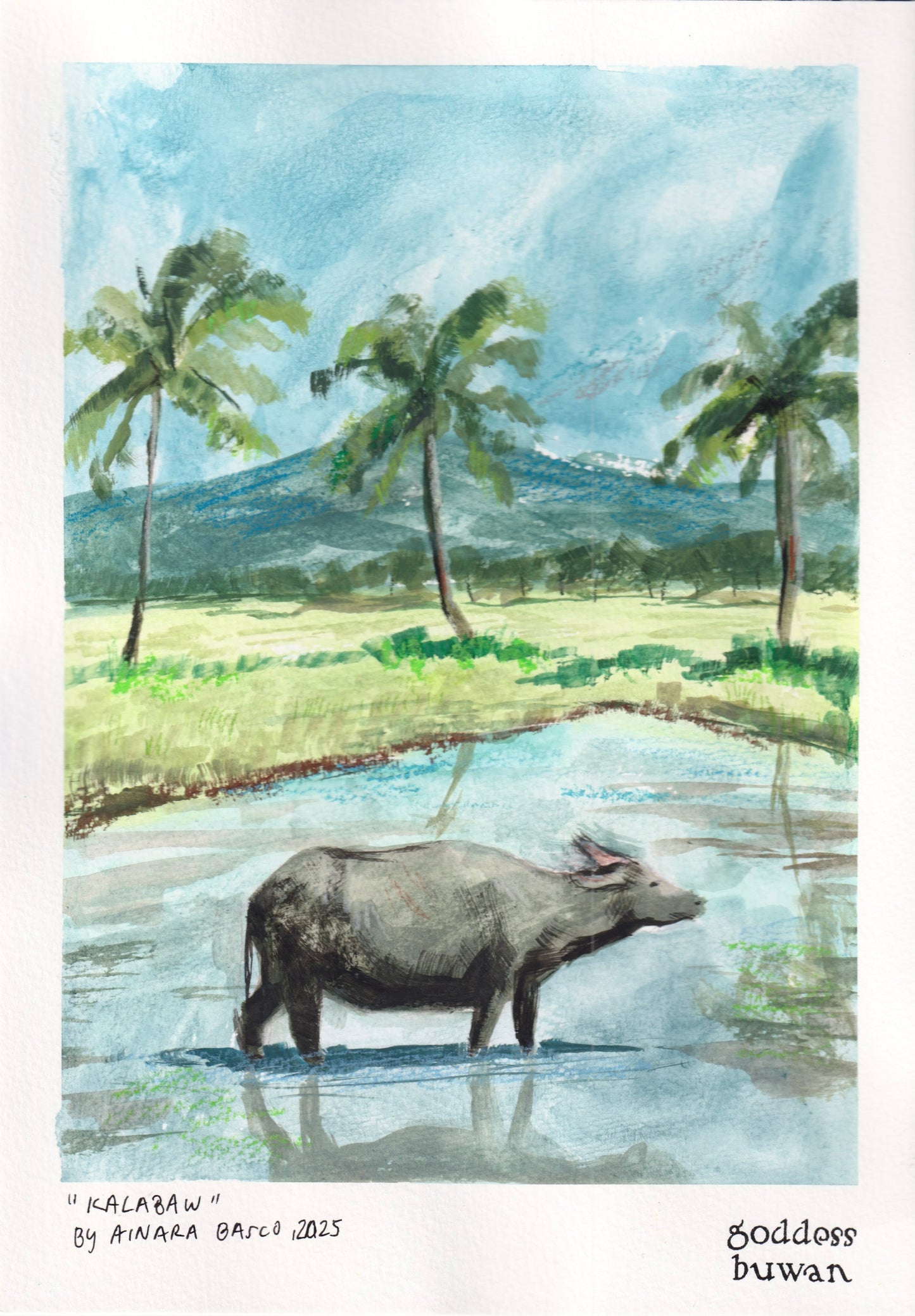 “Kalabaw,” Original Painting